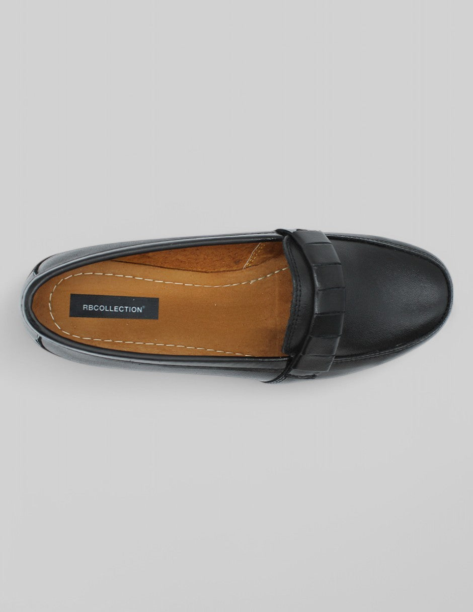Mocasines Italy en Piel vegana – Negro
