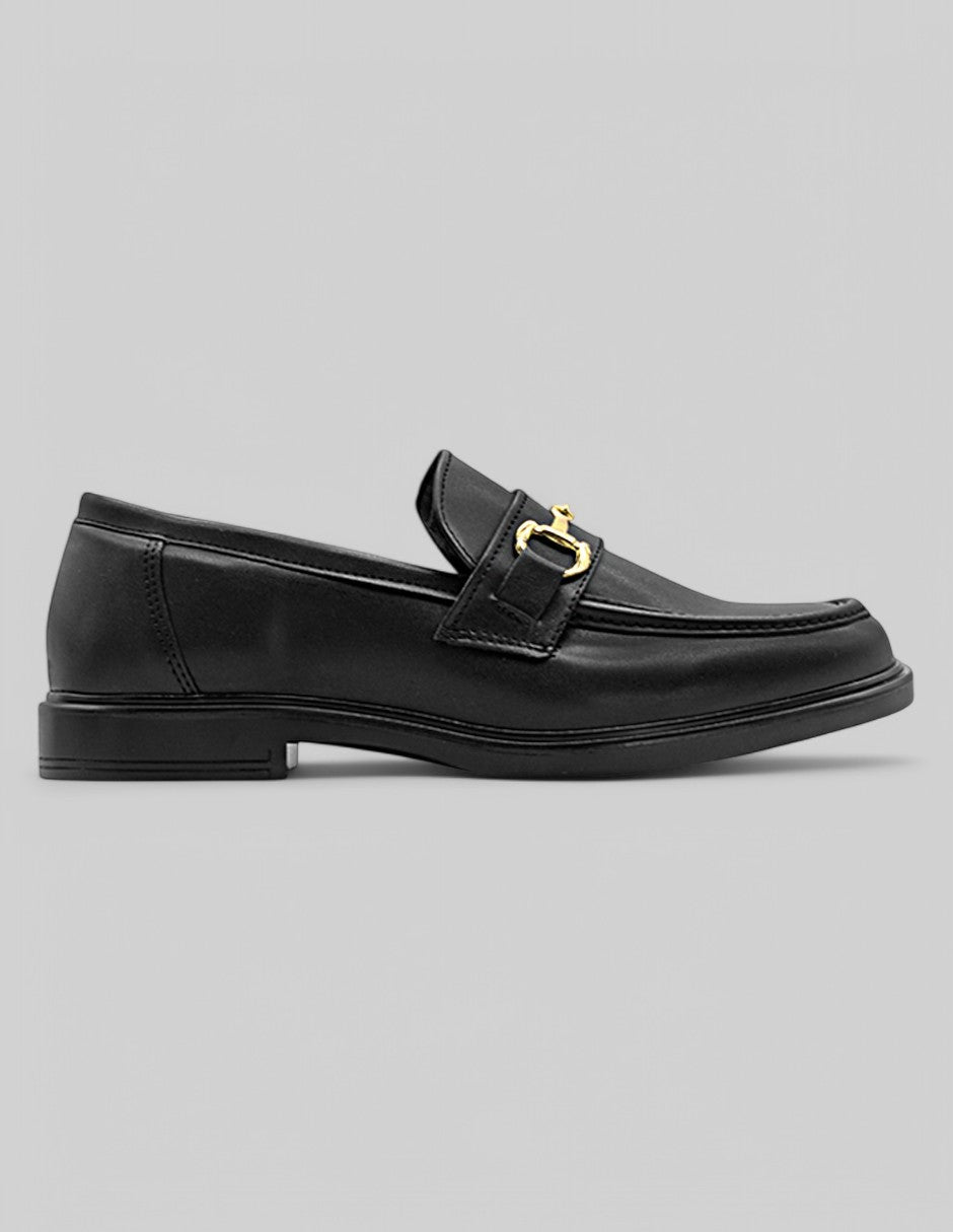 Mocasines Italy en Piel vegana – Negro