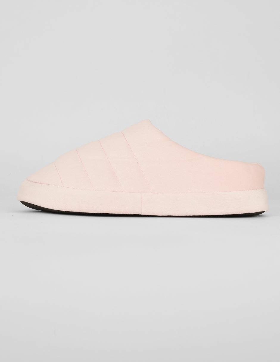 Pantuflas Exterior Textil Color Rosa Para Mujer De RBBASICS