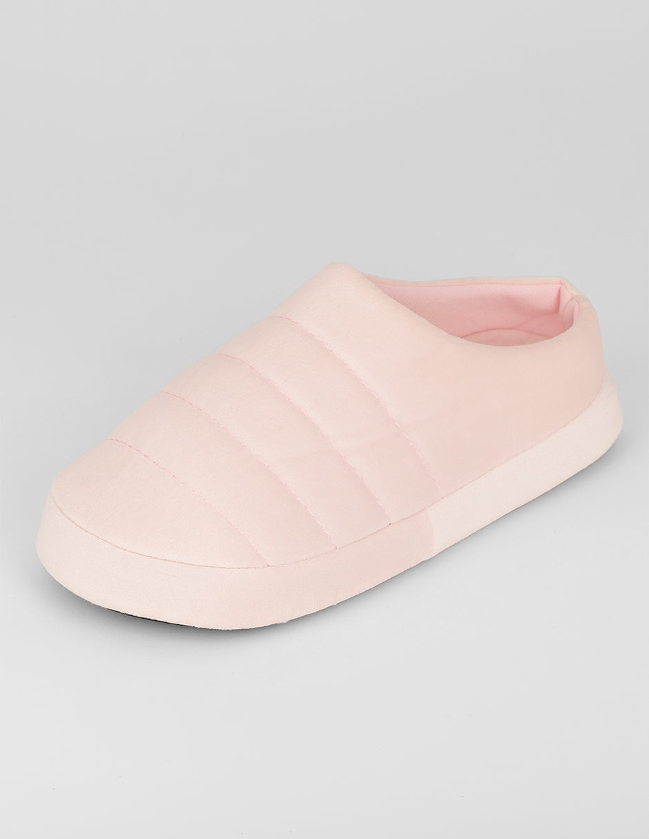 Pantuflas Cozy en Textil – Rosa