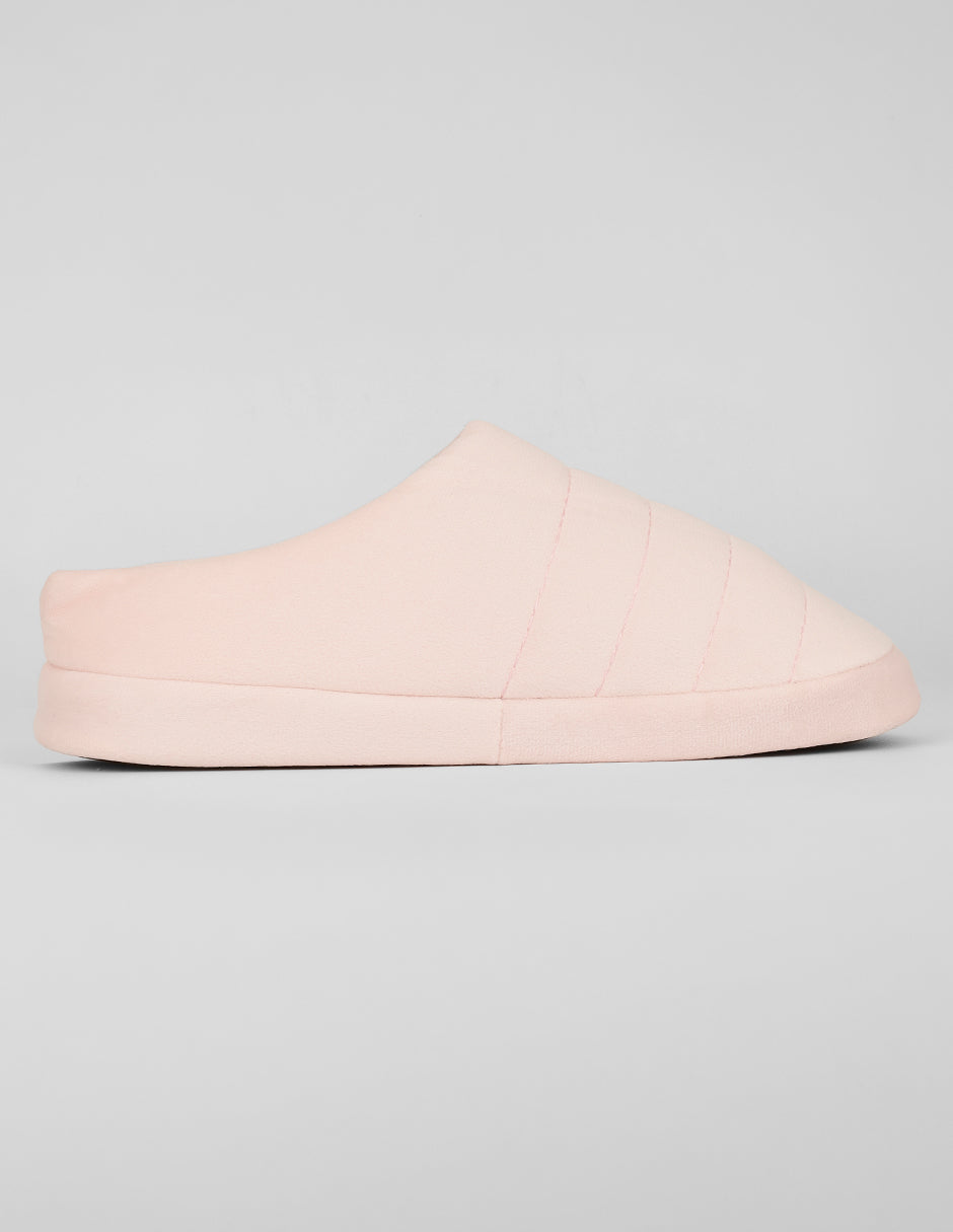 Pantuflas Cozy en Textil – Rosa