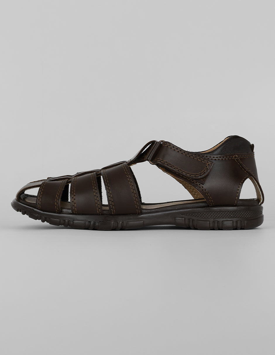 Sandalias casuales Exterior Piel Color Café Para Hombre De RBCOLLECTION