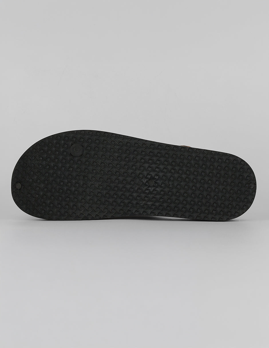 Sandalias casuales Trail en Piel vegana – Café