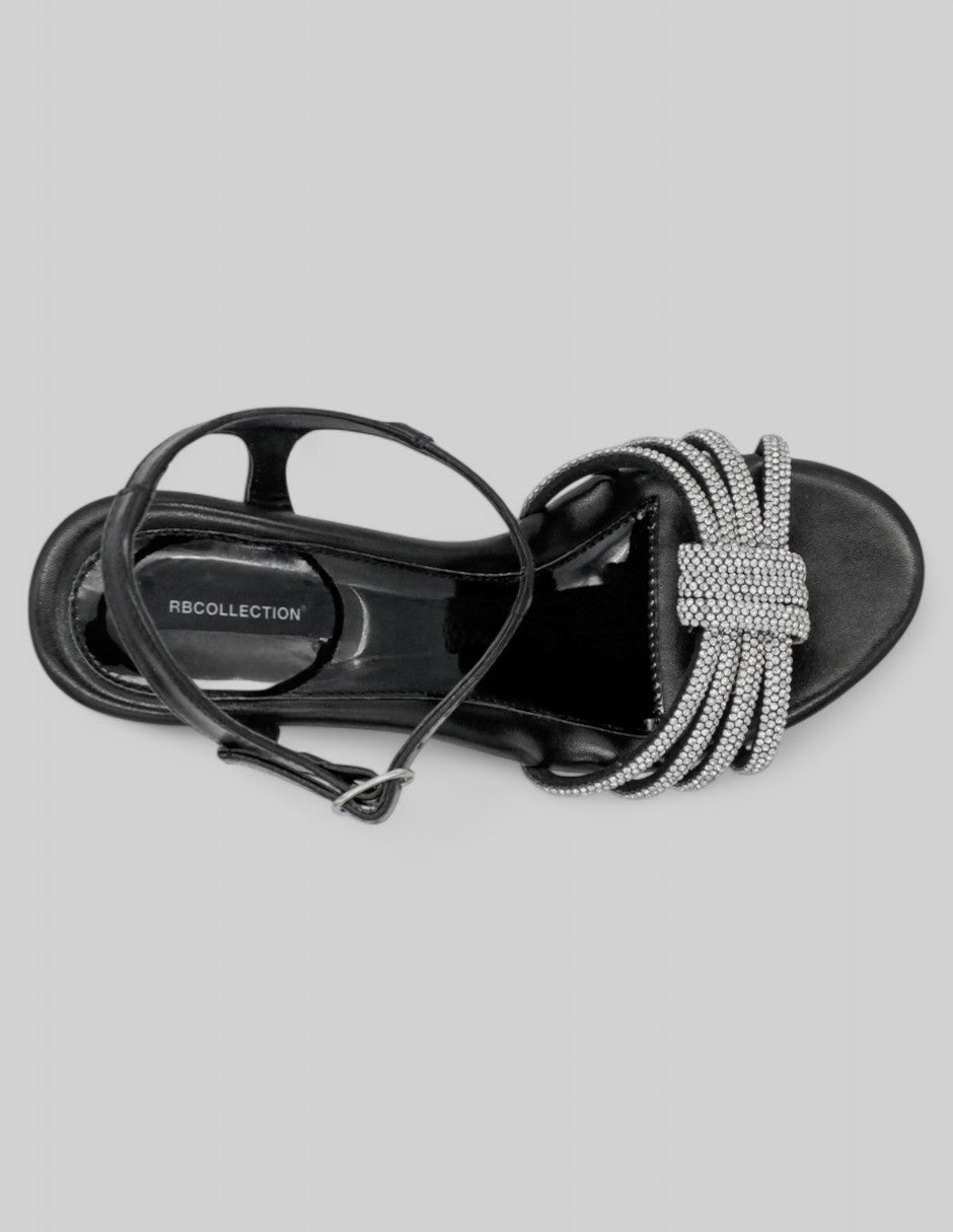 Sandalia con tacón Lady en Sintético - Negro