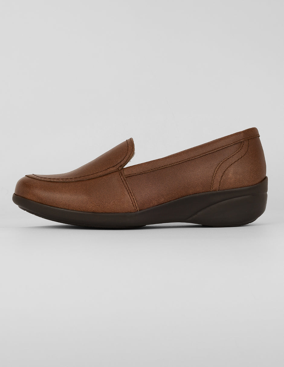 Mocasines Exterior Piel Color Café Para Mujer De RBCOLLECTION