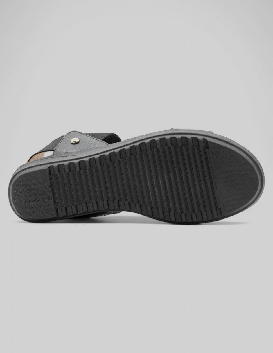 Sandalias con plataforma Yuri en Piel - Negro
