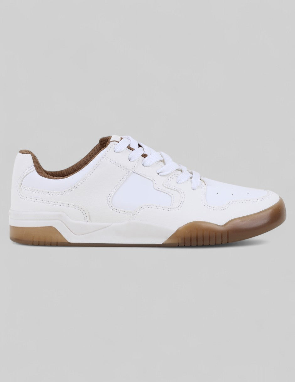 Tenis con cordones Exterior Sintético Color Blanco Para Hombre De RBCOLLECTION