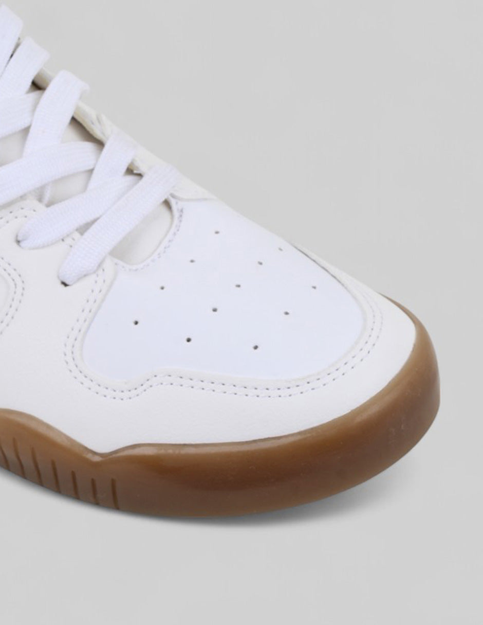 Tenis con cordones Urban en Sintético– Blanco