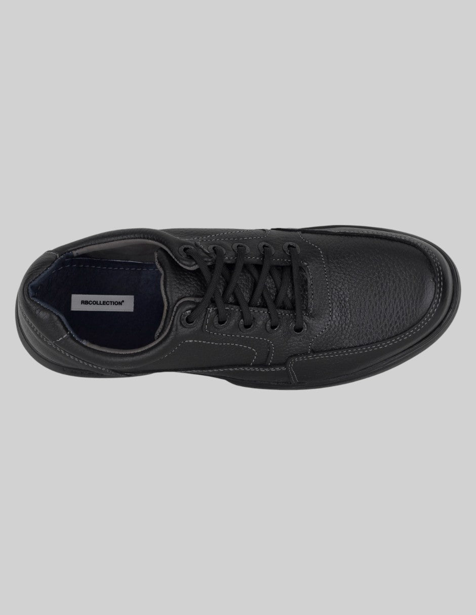 Zapatos de confort Hand made en Piel – Negro