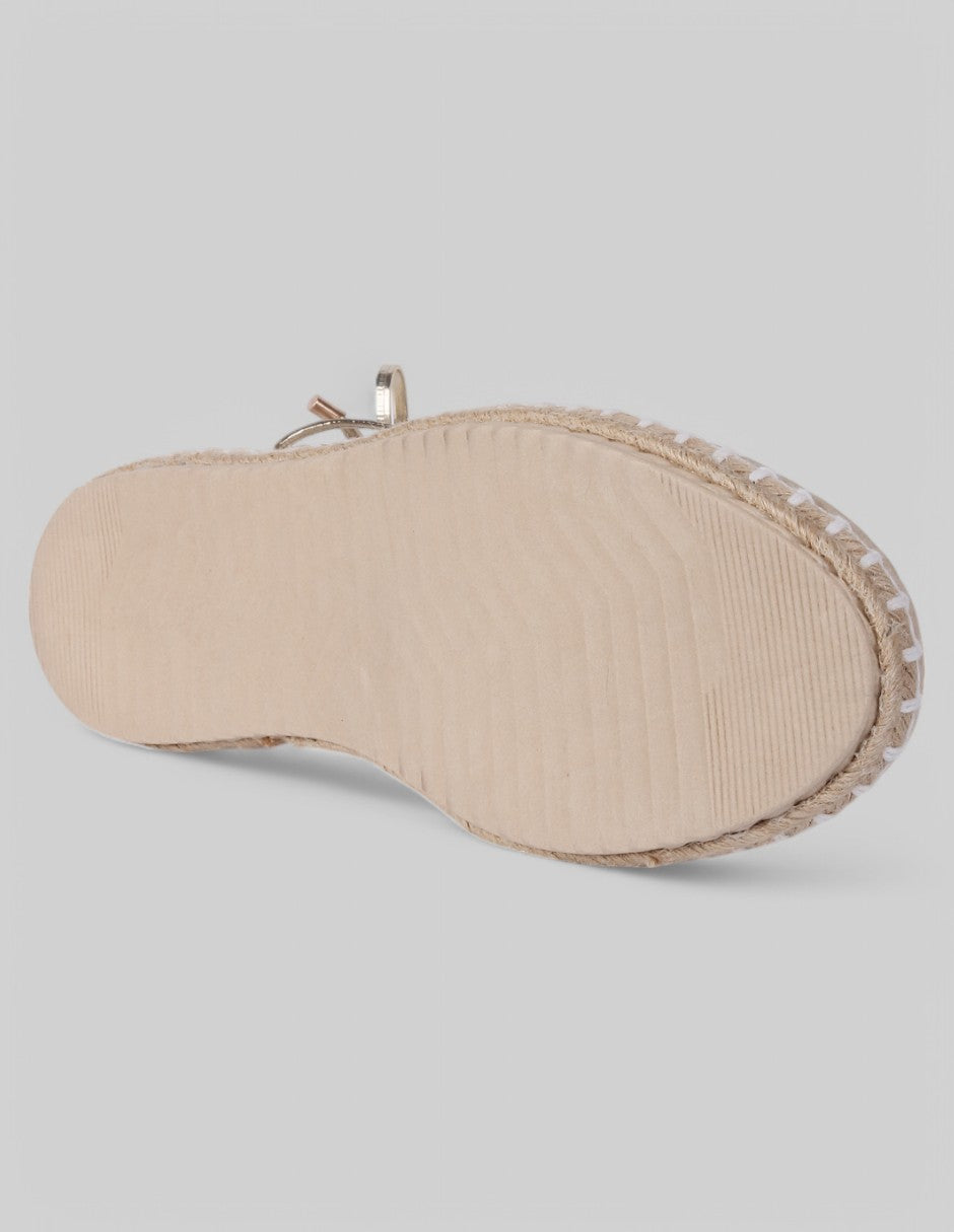 Alpargatas Daily en Piel vegana – Dorado