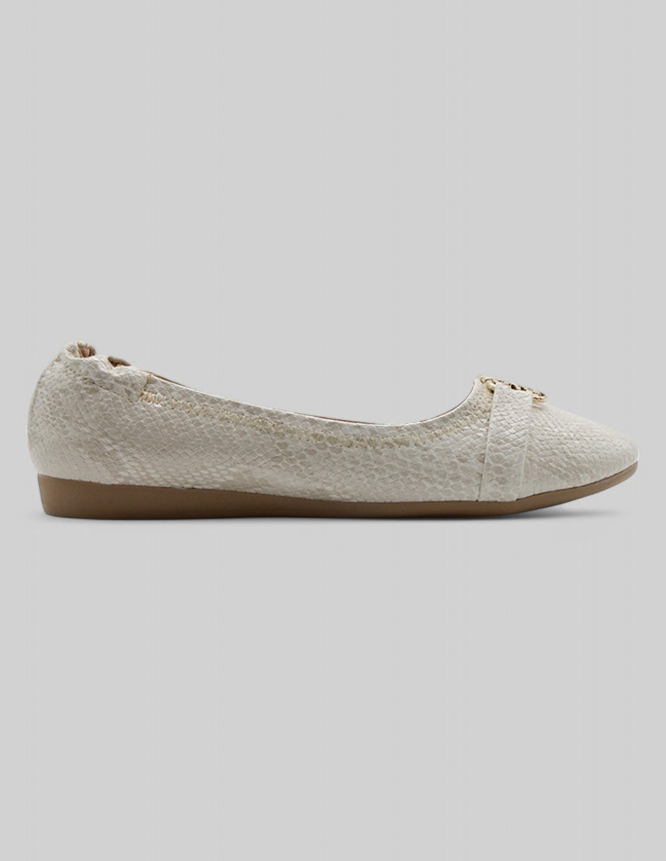 Flats puntales Exterior Sintético Color Late Para Mujer De RBCOLLECTION