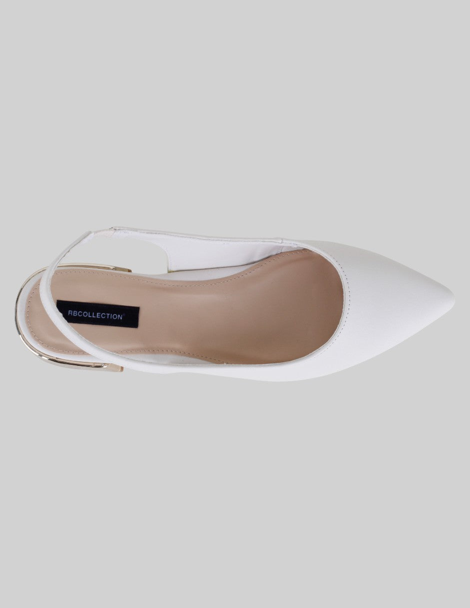 Flats puntales Onne en Piel vegana – Beige
