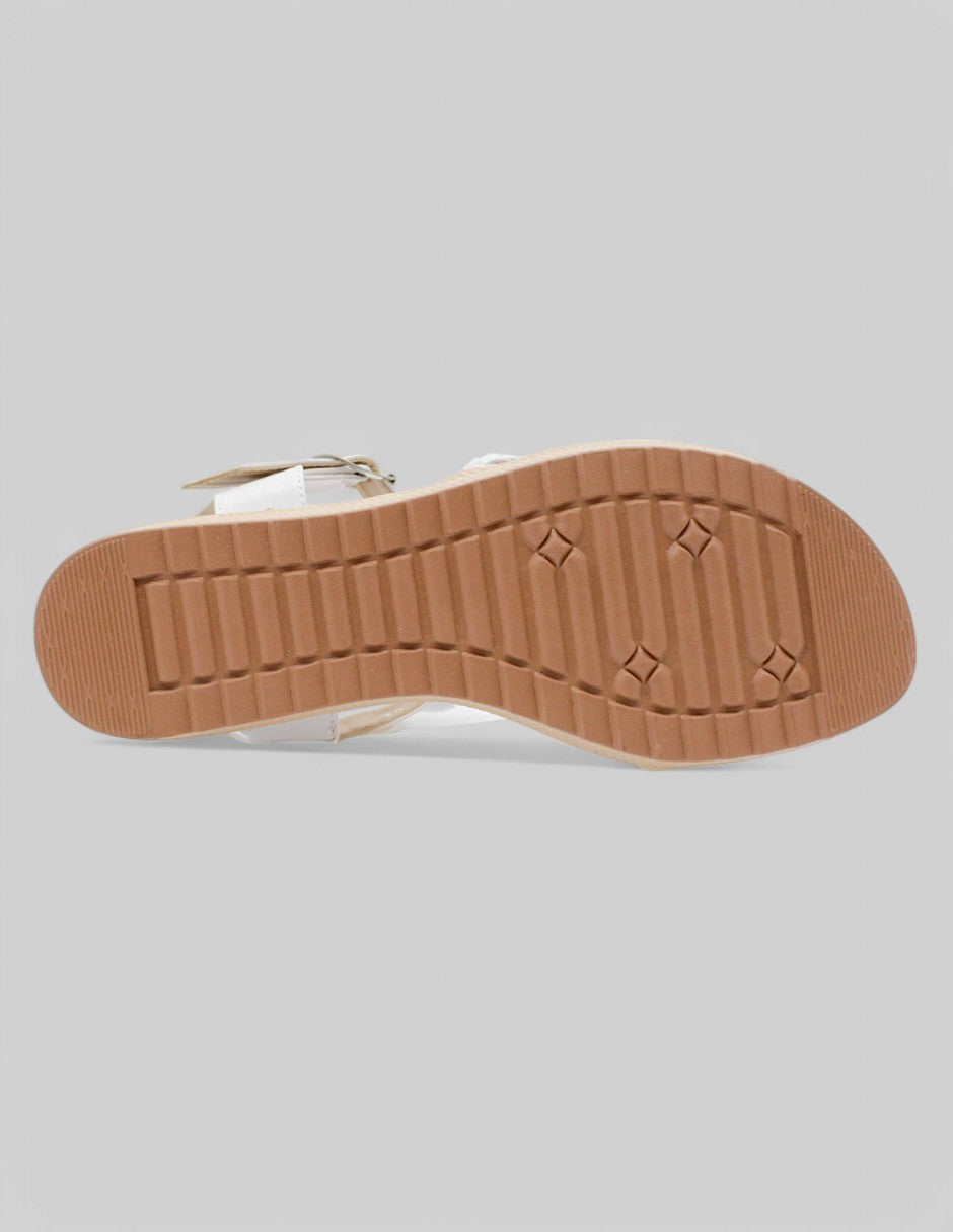 Sandalias de piso Onne en Piel vegana - Blanco