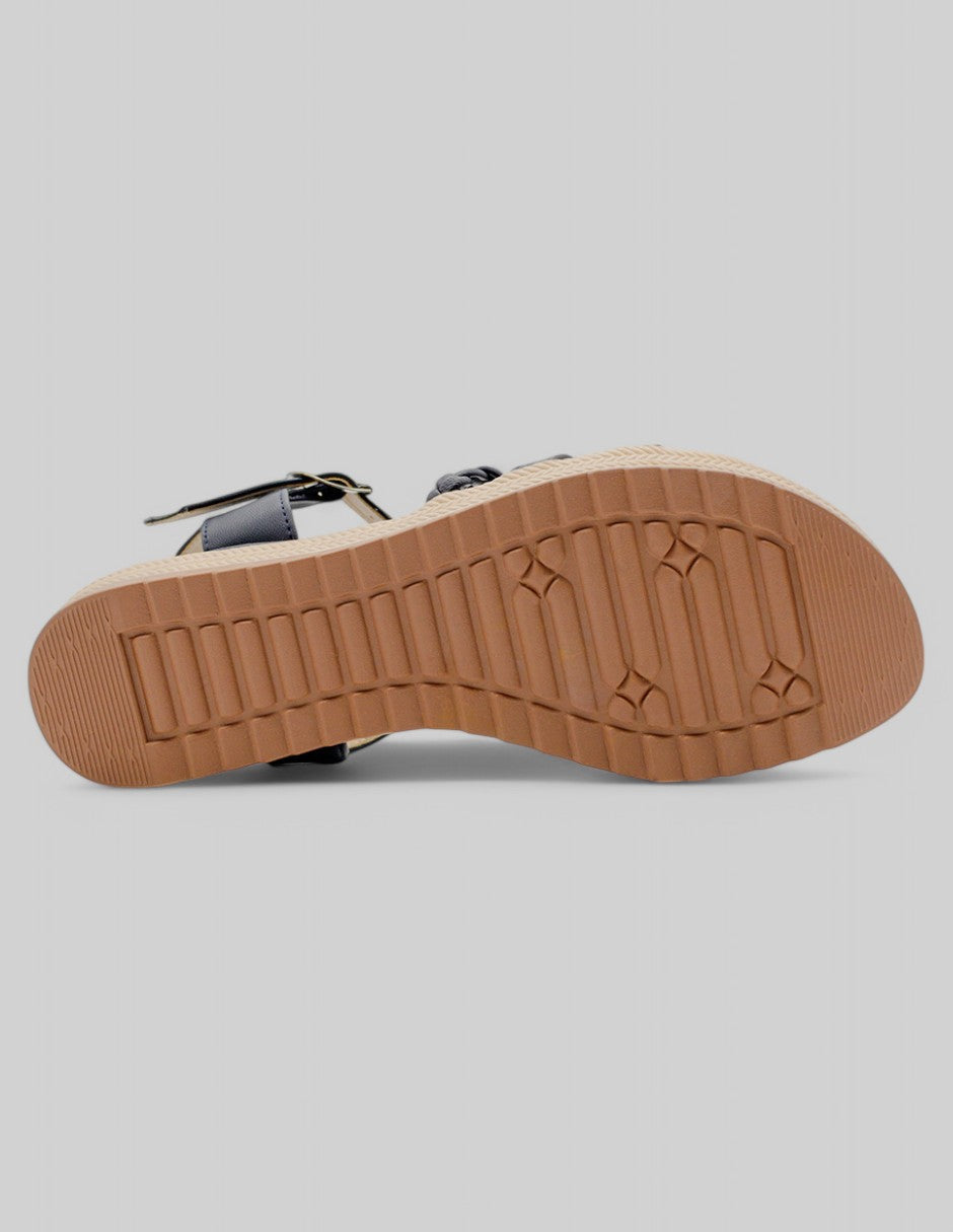 Sandalias de piso Onne en Piel vegana - Azul