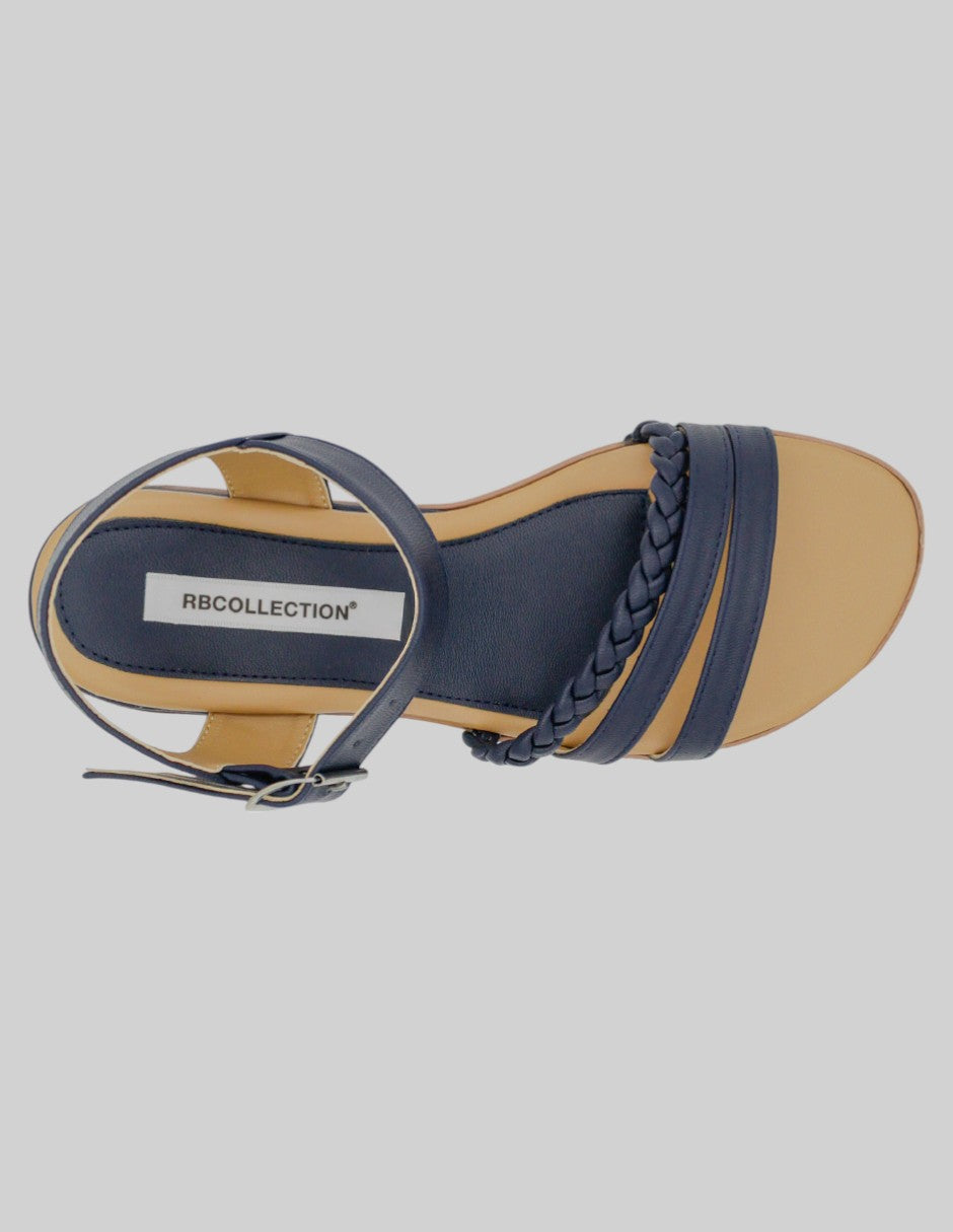 Sandalias de piso Onne en Piel vegana - Azul