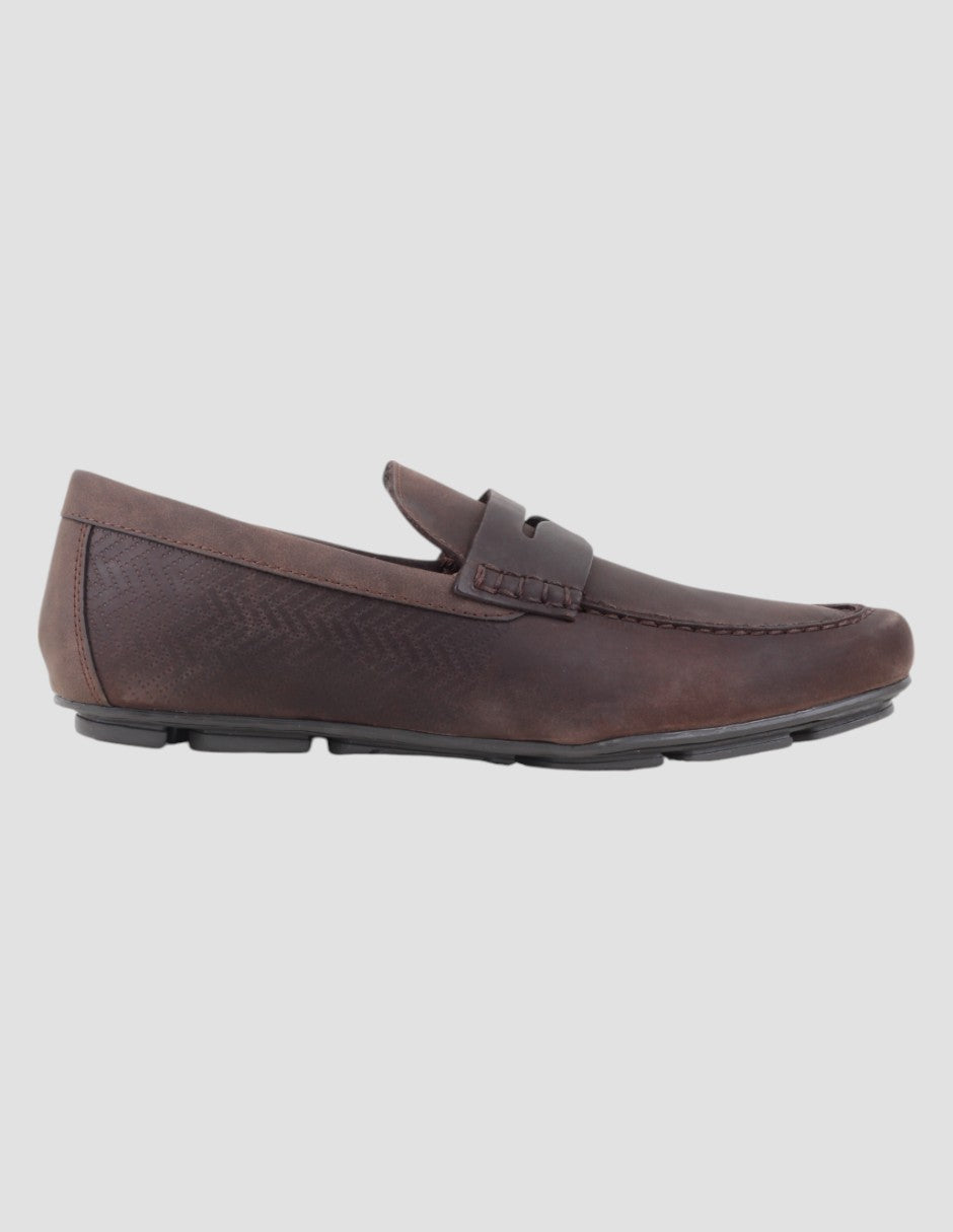 Mocasines Exterior Piel vegana Color Café Para Hombre De RBCOLLECTION