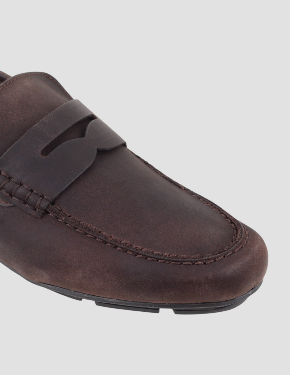 Mocasines Hand made en Piel – Café