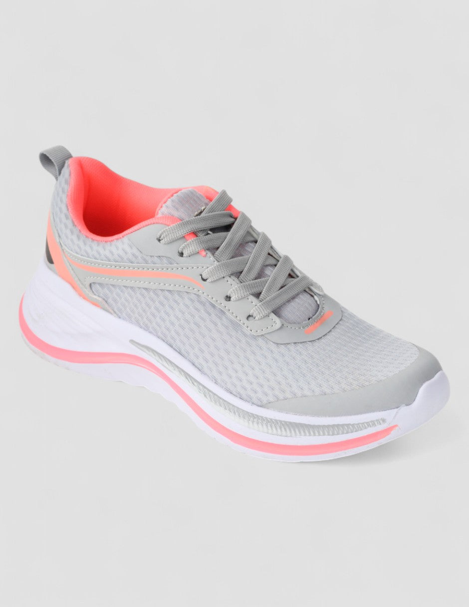 Tenis para correr Sport Textil - Gris