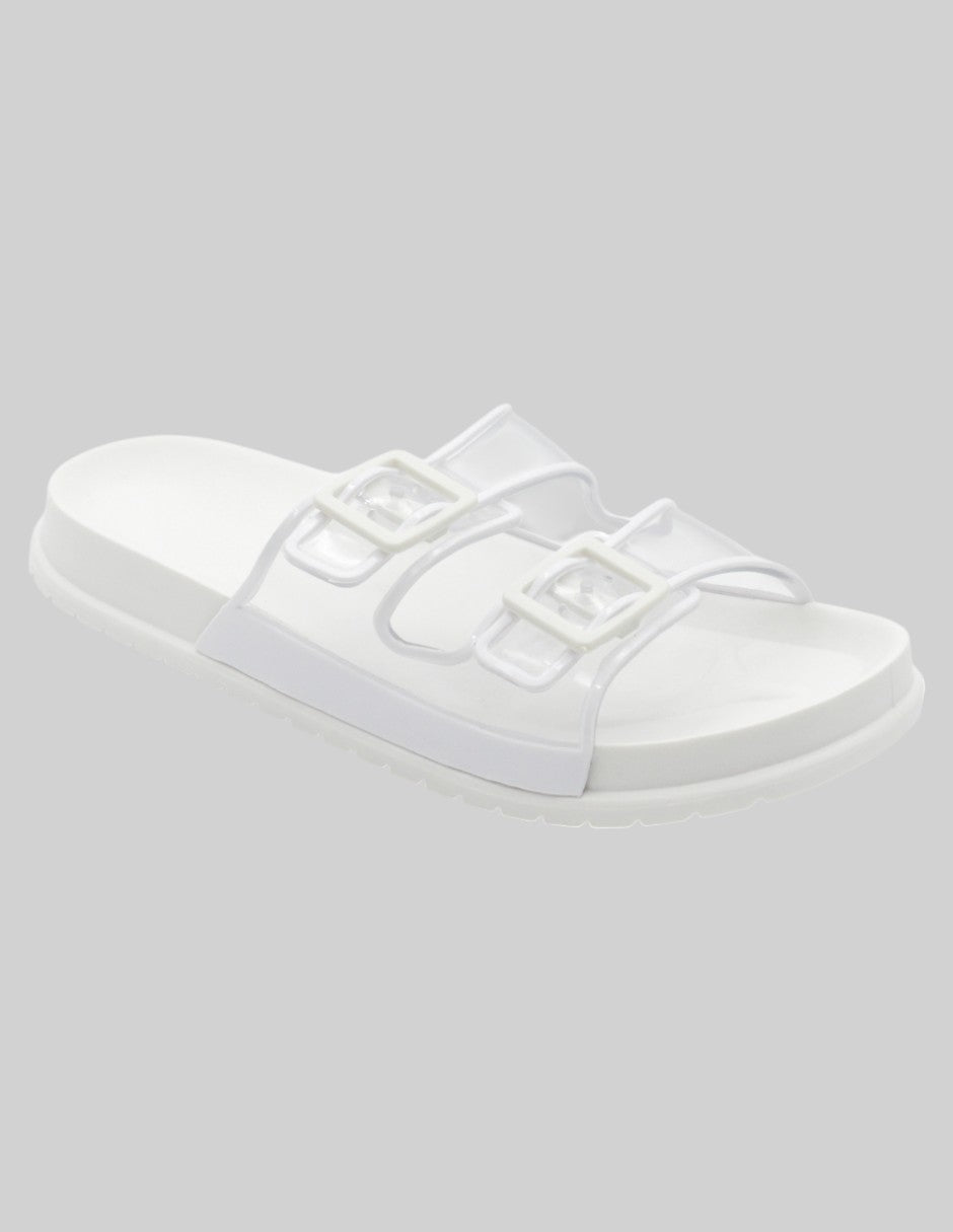 Sandalias clásicas Exterior Sintético Color Blanco Para Mujer De RBBASICS