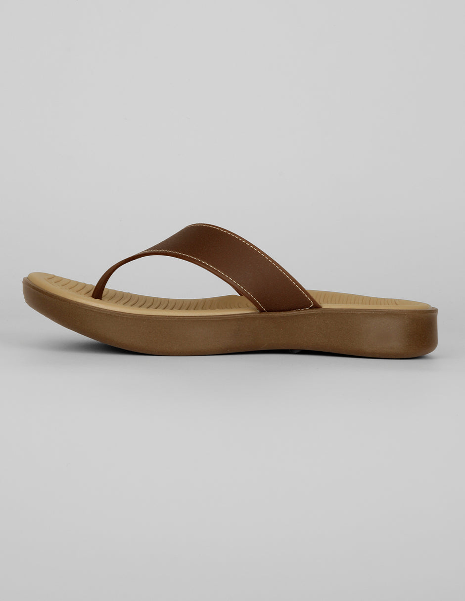Sandalias clásicas Exterior Sintético Color Café Para Mujer De RBBASICS