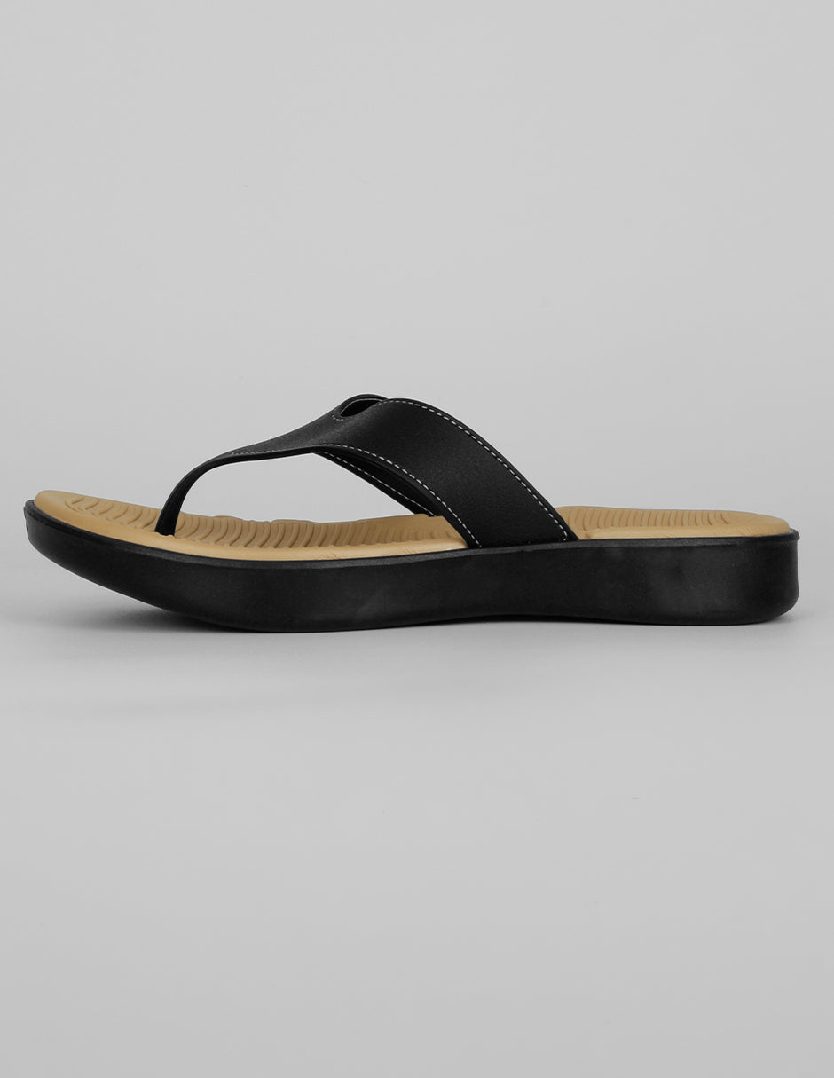 Sandalias clásicas Exterior Sintético Color Negro Para Mujer De RBBASICS