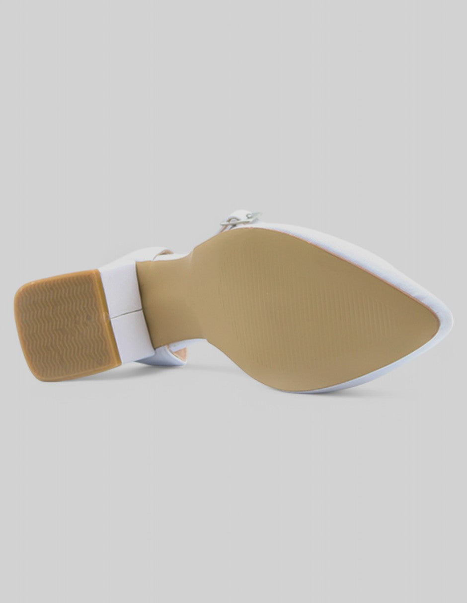 Zapatillas Lady en Piel vegana – Blanco