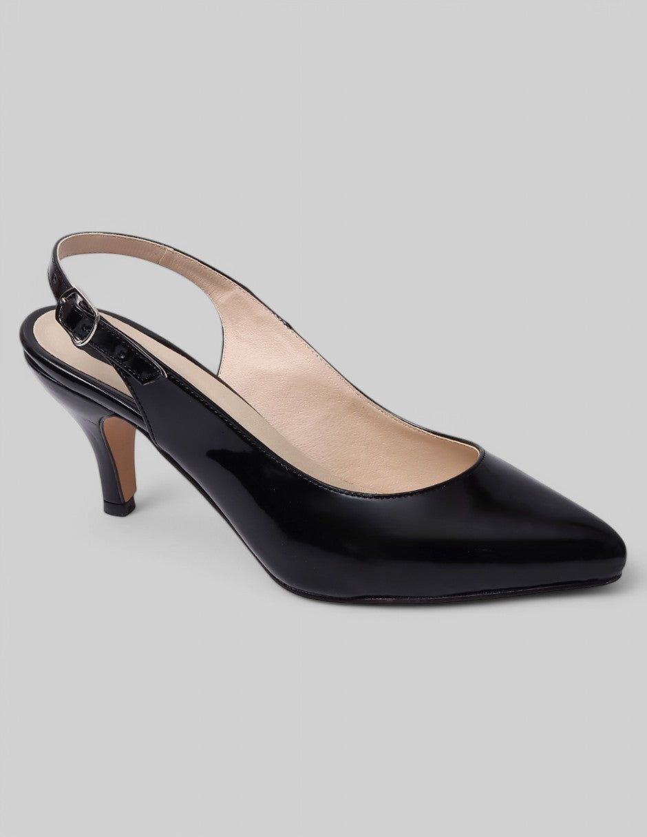 Zapatillas Exterior Charol Color Negro De Charol Para Mujer De RBCOLLECTION