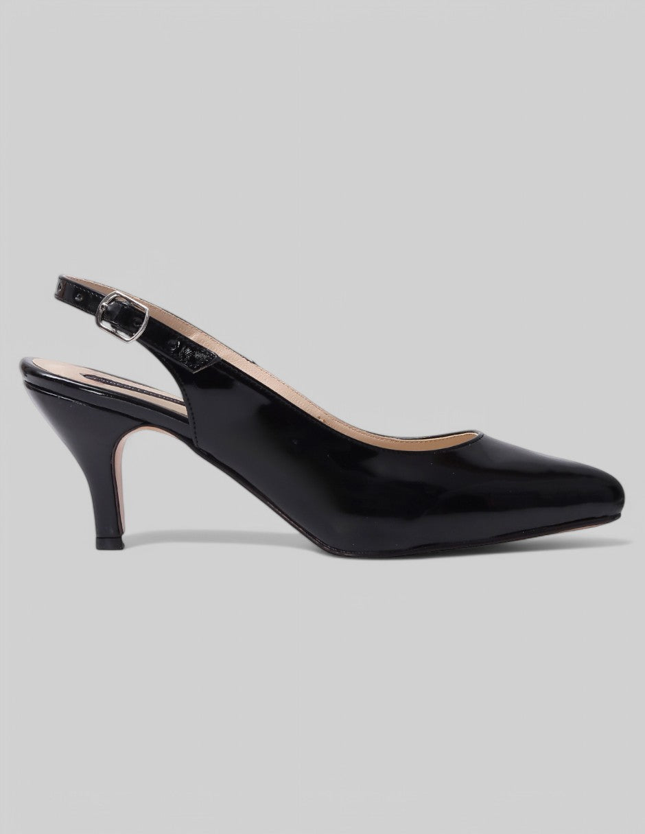 Zapatillas Kitten en Charol – Negro