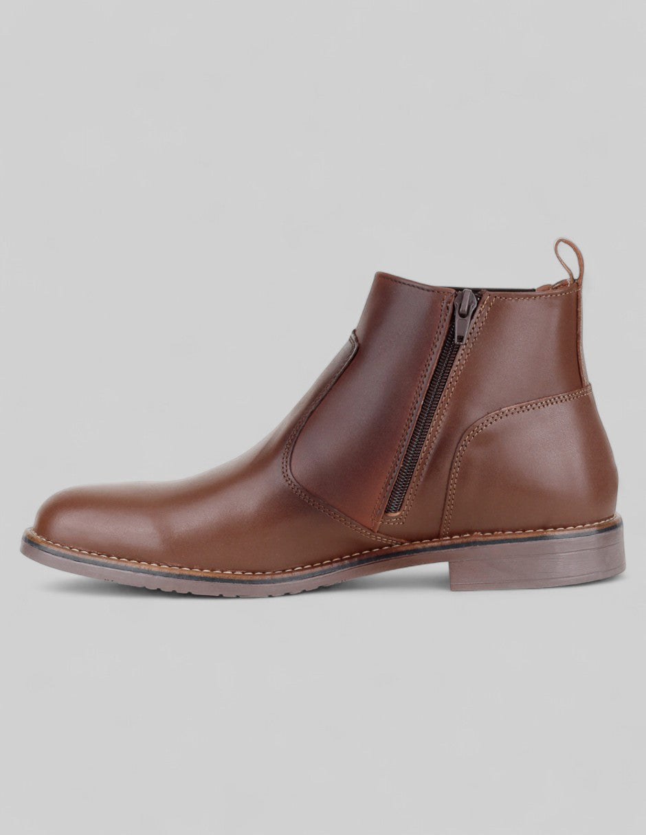 Botas casuales Hand made en Piel – Café