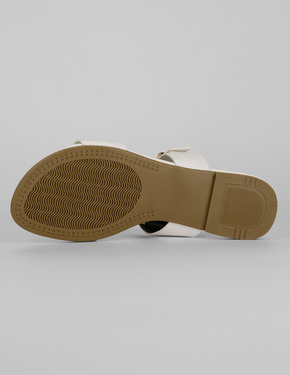 Sandalias de piso Soft en Sintético – Blanco