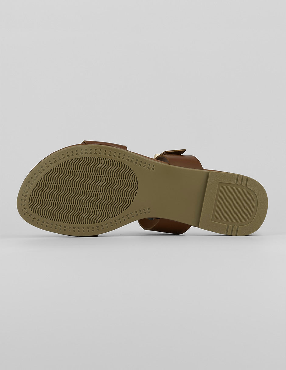 Sandalias de piso Soft en Sintético – Café