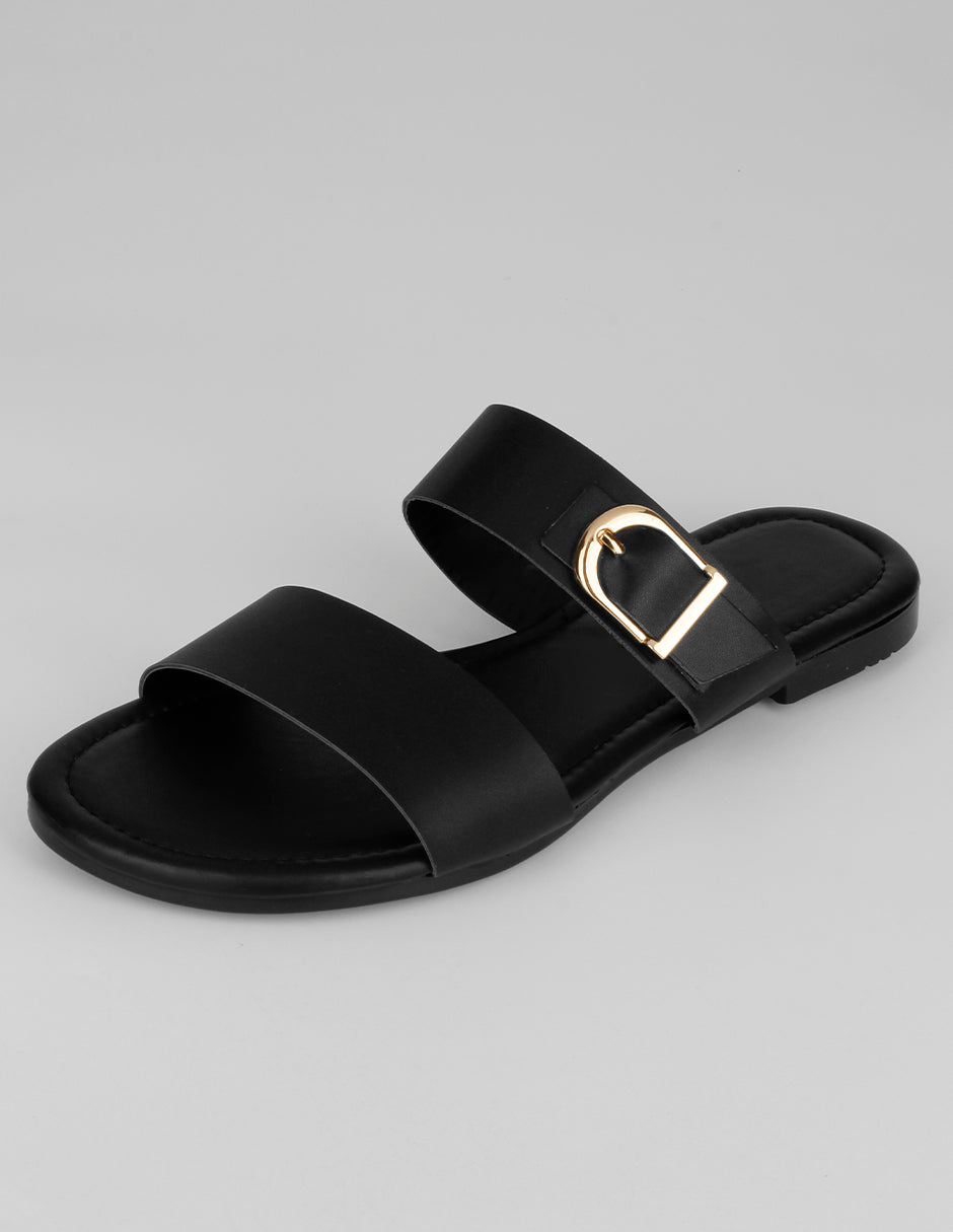 Sandalias de piso Soft en Sintético – Negro