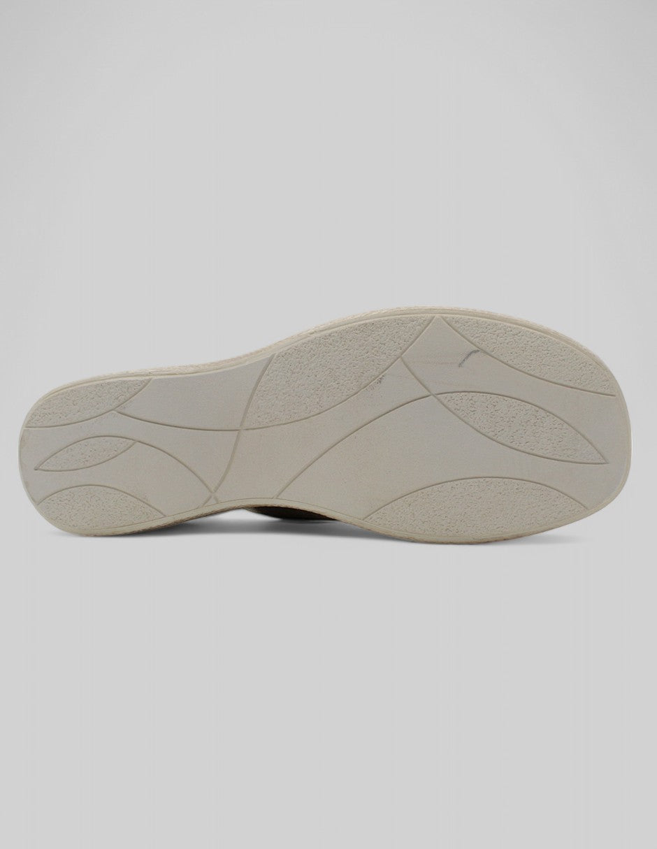 Sandalias con plataforma Pou en Textil - Beige