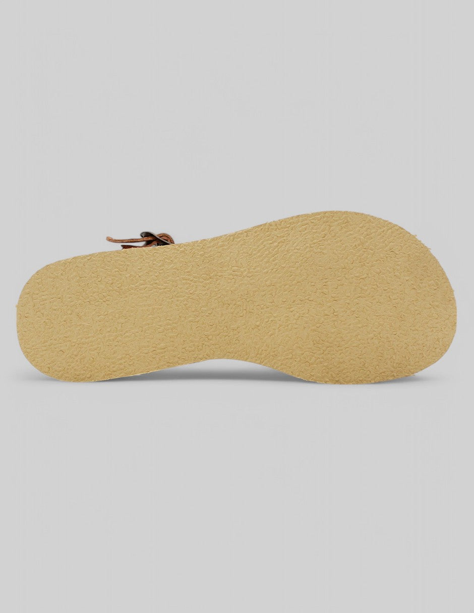 Sandalias de piso Hand Made en Piel - Café