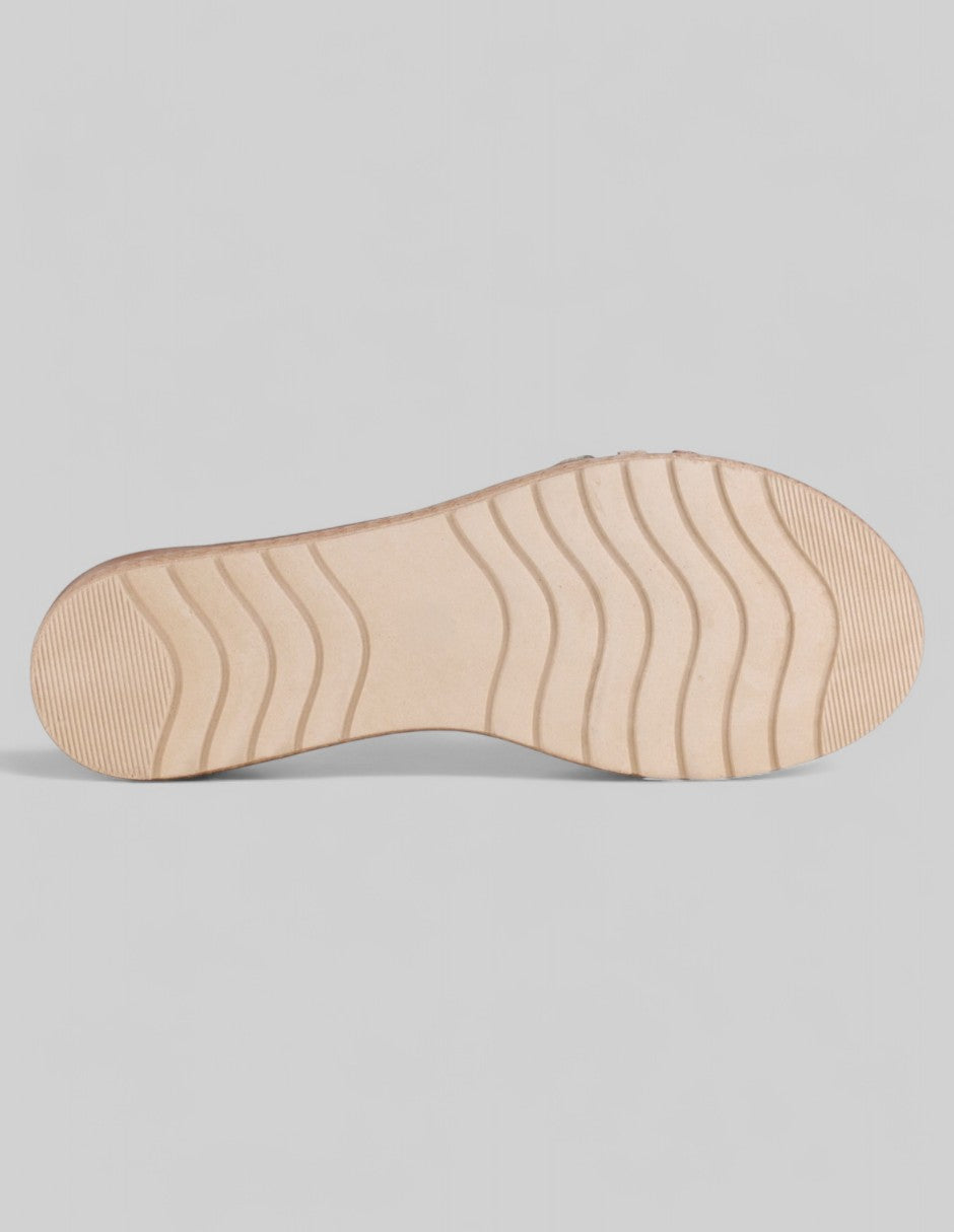 Sandalias con plataforma Hand made en Piel – Multicolor