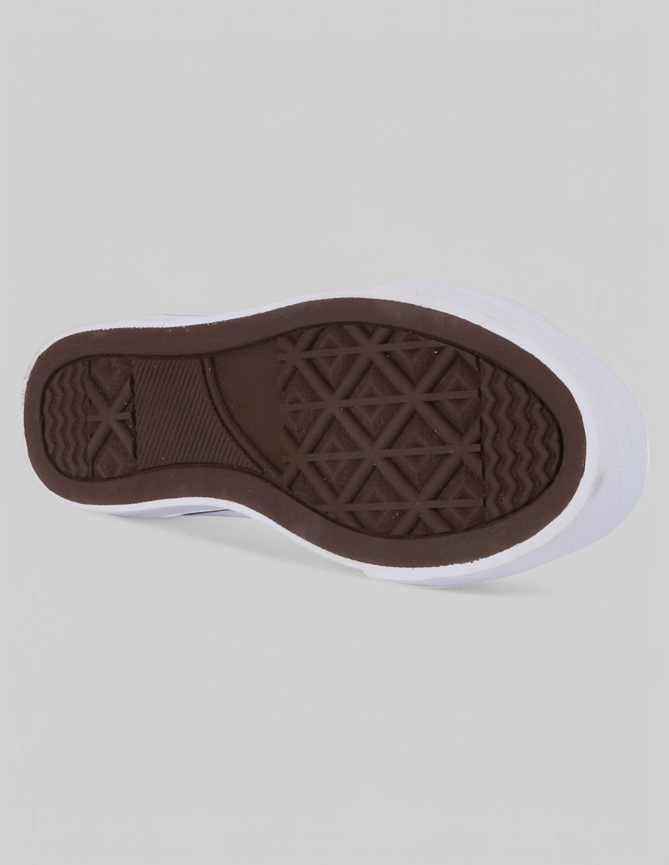 Tenis botín Italia Textil - Negro