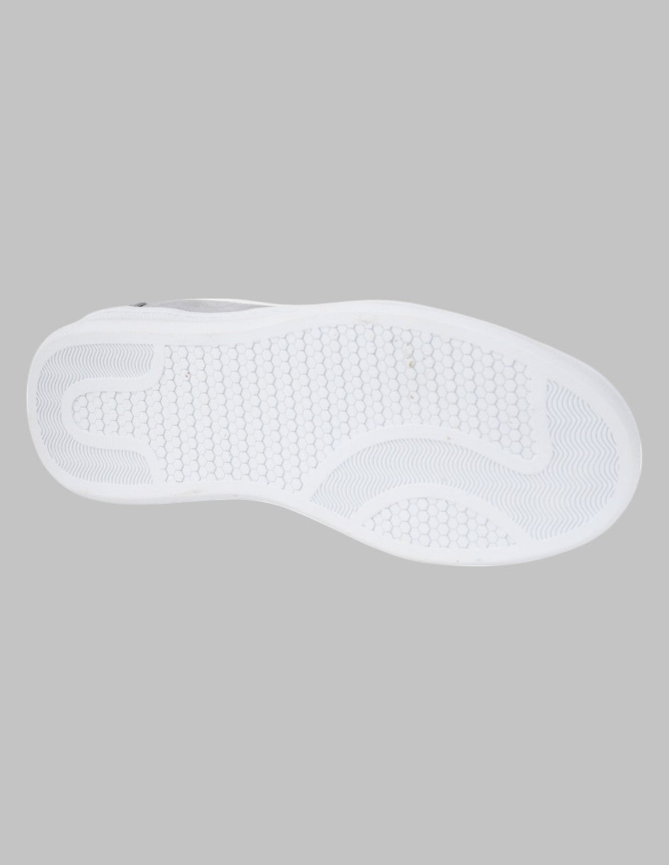 Tenis con cordones Sam Gamuza - Gris