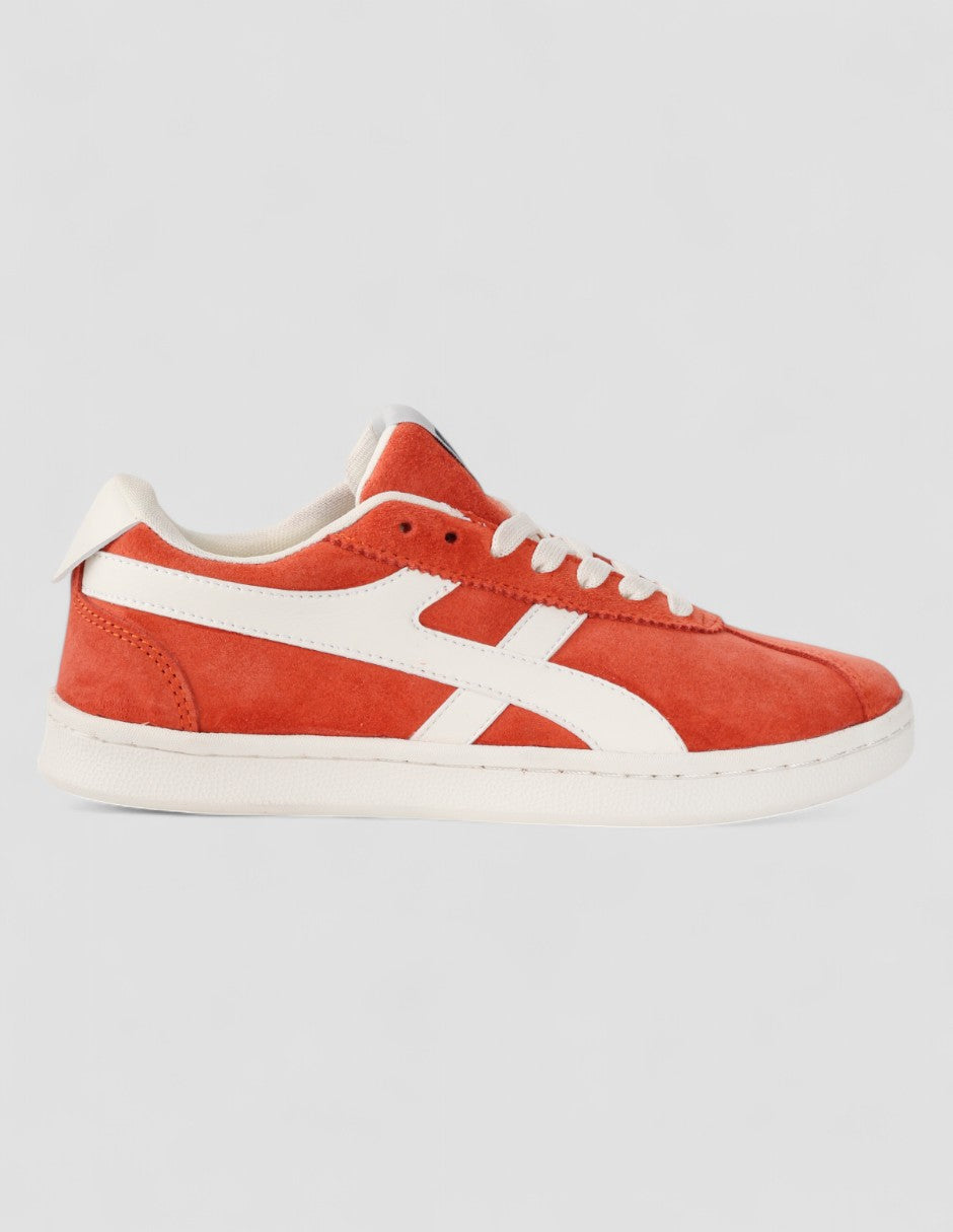 Tenis con cordones Exterior Gamuza Color Naranja Para Mujer De RBCOLLECTION