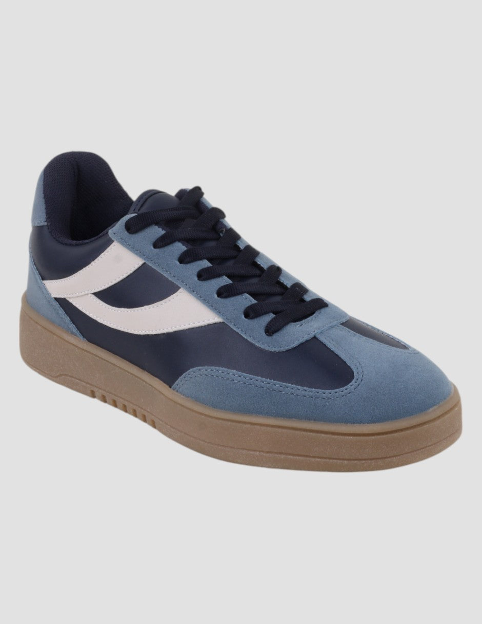 Tenis con cordones Urban en Gamuza sintética – Azul