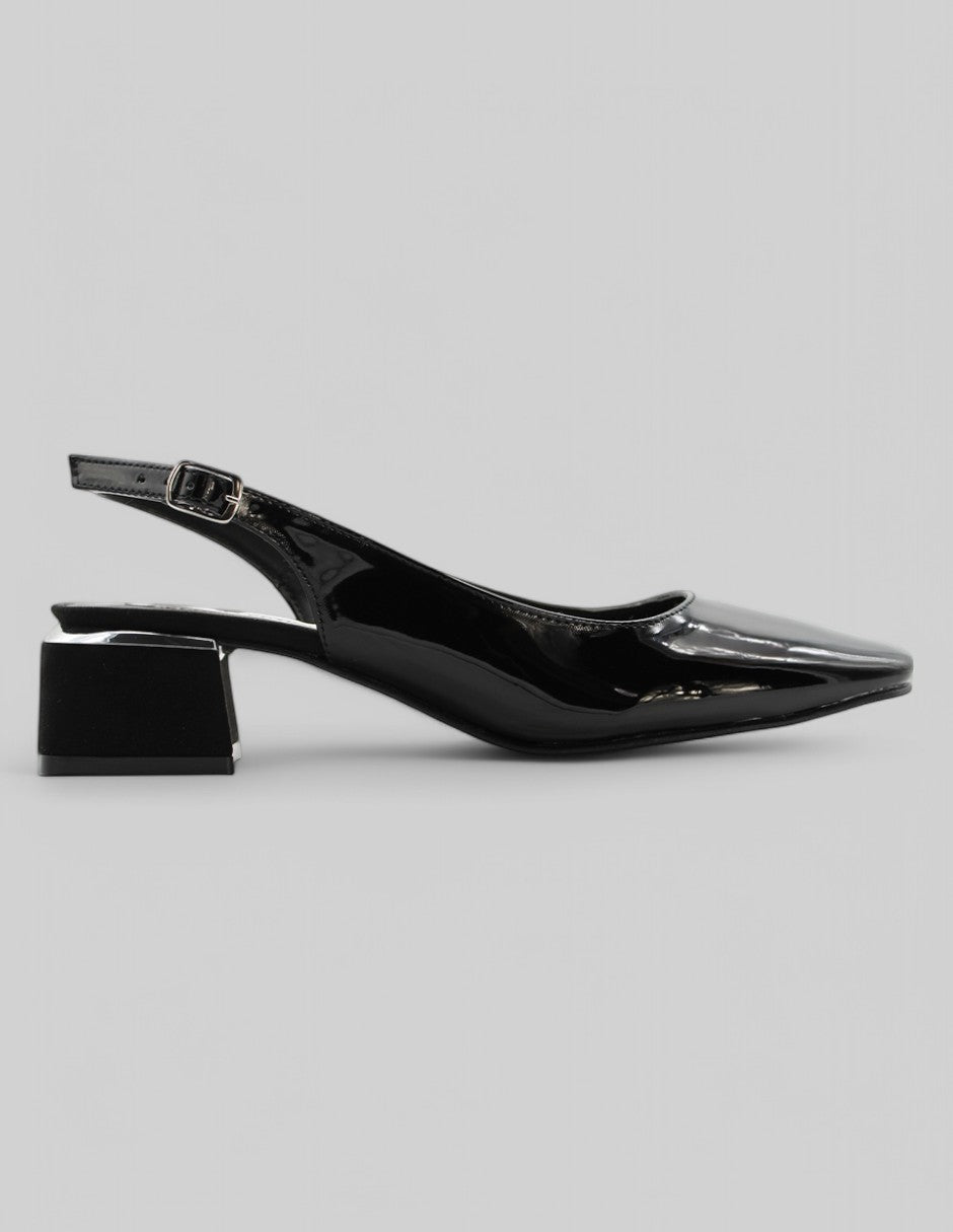 Zapatillas Durliny en Charol – Negro