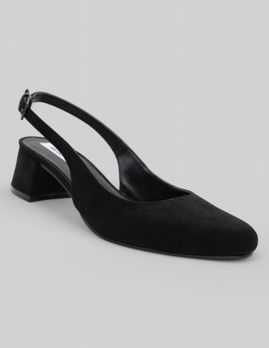 Zapatillas Exterior Gamuza Color Negro Para Mujer De RBCOLLECTION