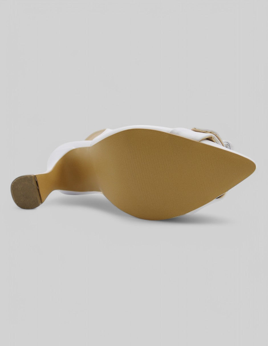 Zapatillas Lady en Piel vegana – Blanco