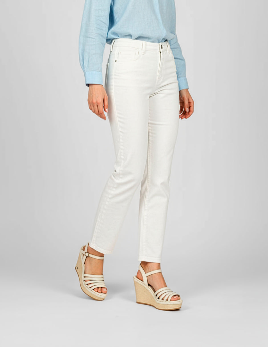 Sandalias con plataforma Naia en Piel vegana – Latte