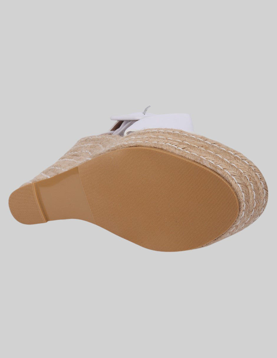 Sandalias con plataforma Daril en Piel vegana - Blanco