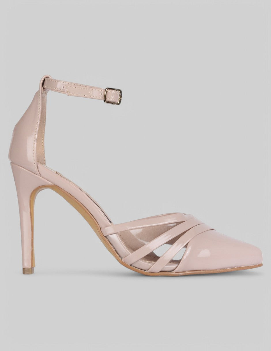 Zapatillas Lady en Charol – Beige