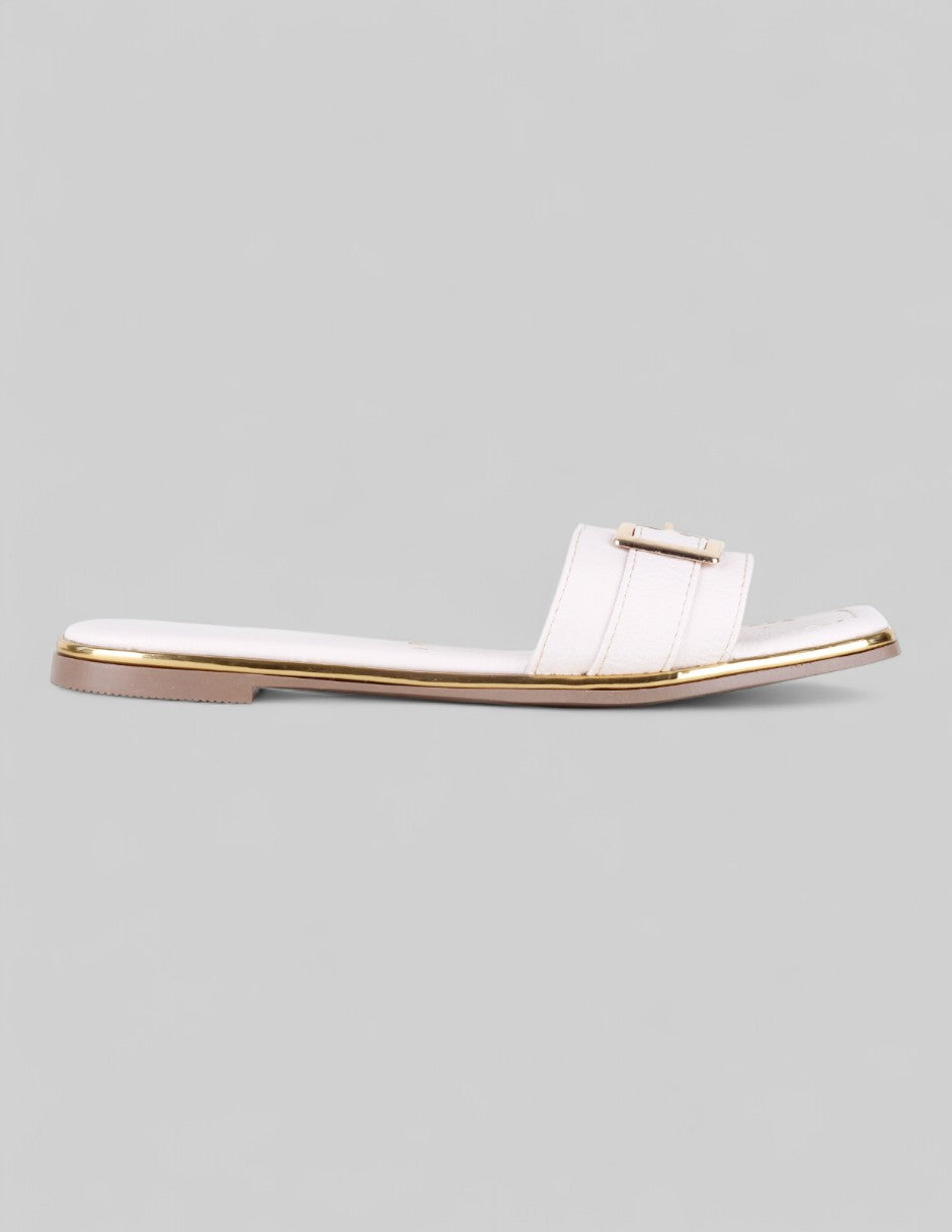 Sandalias de piso Ave en Piel vegana – Beige