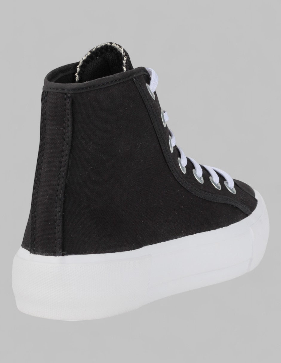 Tenis botín Itala Textil - Negro