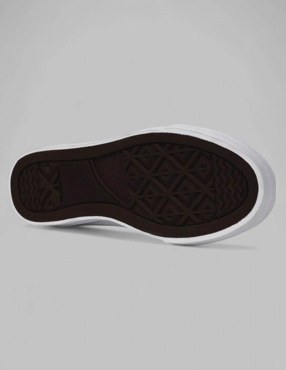 Tenis con cordones Play Textil - Gris