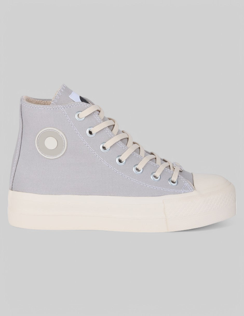 Tenis botín Italia Textil - Gris