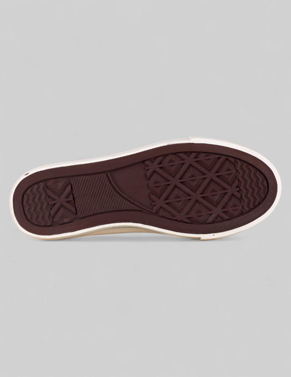 Tenis botín Sourkiss en Textil – Negro
